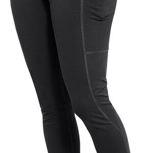 Cosmolle High Waisted Yoga Pants with Pockets Black Large